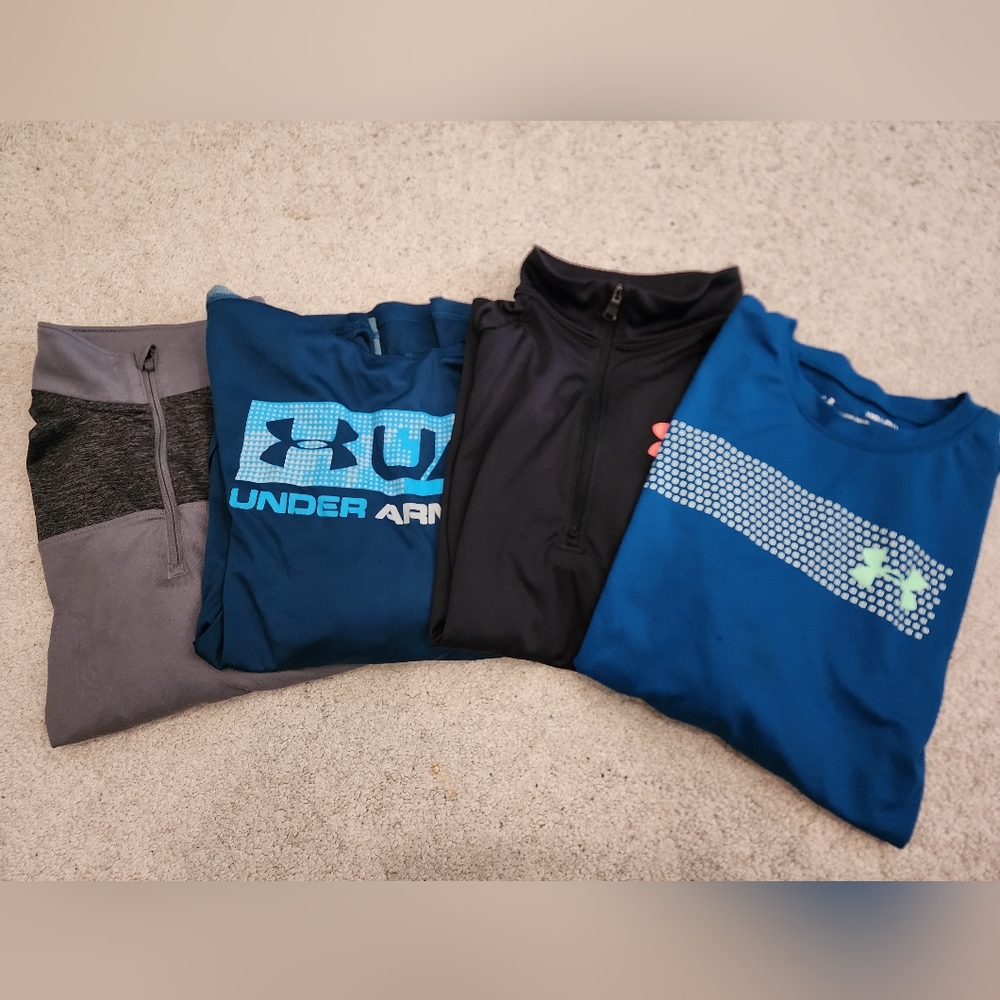 Boys under armour shirts